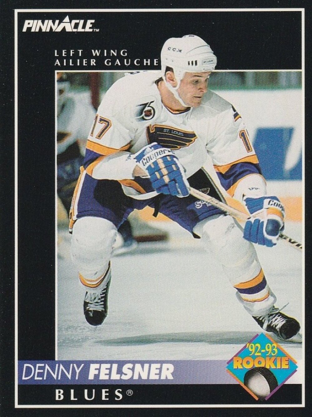 Denny Felsner - 92/93 Pinnacle Rookie Card
